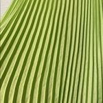 ALC Frank NWT A.L.C. Ari Pleated Satin In Green  Dress Size 4 Photo 4