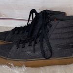 Skechers Vans Black Canvas HIgh Top Skate Shoes Sneakers Mens 8 Women's 9.5 Photo 4