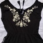 Romeo + Juliet Couture Romeo + Juliet black embroidered romper (blk) Photo 2