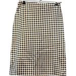 Banana Republic  Size 2 Silk Black and Cream Polka Dot Women's Pencil Skirt Photo 0