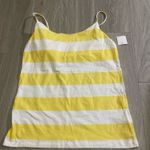 Joe Fresh Yellow and White Striped Tank Top Photo 0