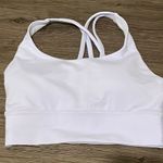 Lululemon NWOT  energy longline bra medium support pastel blue us 4 Photo 0