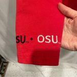 Vintage OSU Ohio State red zip front embroidered logo sweatshirt cardigan Size M Photo 3