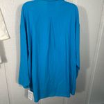 Topshop  Lightweight Cotton Button-Up Long Sleeve Shirt Size 8 NWOT Photo 5