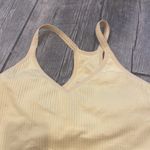 Nike butter Yellow Ribbed tank Photo 2