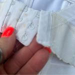 Vintage Petticoat Place Bustier Bra cream white Strapless low back Size 40B Photo 2