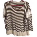 Newbury Kustom  Navy and White striped blouse Photo 0