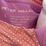 Peter Millar  Women's Lightweight Sun Shirt Lilac Blossom Size Large, Long Sleeve Photo 1