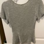 Caution to the Wind Striped Ruffle Top Photo 1