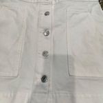 Veronica Beard , white denim button up mini skirt size 8 Photo 1