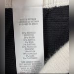 Aerie Pleated Knit Skirt in black with ivory stripes NWT Photo 8