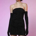 SAU LEE Faye Dress with Gloves in Black 4 New Womens Bodycon Mini Photo 15