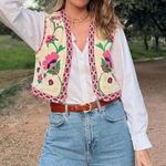 daphnea paris embroidered vest White Photo 0