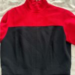 Bloomingdales Bloomingdale’s vintage 100% wool red & black high neck lined midi dress, size 6 Photo 6