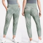 Athleta  Green Nolita Slim‎ Tapered Printed Crop High Rise Pants Photo 1
