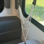 Urban Outfitters Vegan Leather Chain Amethyst Chocker Photo 7