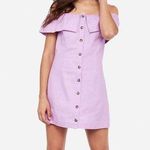 EXPRESS  x Rocky Barnes Off the Shoulder Dress Y2K Photo 0