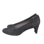 Stuart Weitzman  Black Suede Leather Pumps Heels Size 9.5M‎ Classic Shoes Photo 1