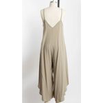Final Touch WASHED WOVEN SLOUCHY FITTED JUMPSUIT WITH CAMI STRAP. MADE IN USA Photo 3