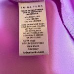 Trina Turk  Jena Ruffle Top Purple Short Sleeve Blouse Women’s Small Photo 6