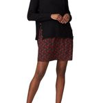 Coach Black & Red Button Horse And Carriage Print Sweater Dress Wool Silk L Photo 0