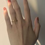 Gold ring minimalist design Photo 0