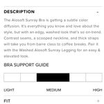 Alo Yoga  Alosoft Sunray bra Photo 5