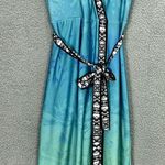 Vtg Y2K New York & Co Maxi Dress Womens XS Blue Feminine Boho Fairy Ethereal Photo 0