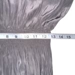 Ramy Brook Paris Long Sleeve Smocked Tassel Neck Gray Mini Dress SMALL Photo 6