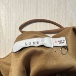 Lush Clothing LUSH Jumpsuit Small Brown Sleeveless Wide Leg Adjustable Boho Hippie Festival Photo 4