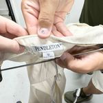 Pendleton  Pants Slacks Womens Beige Lined VTG 80s High Rise Luxury Size 12 Photo 3