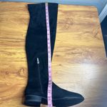 Marc Fisher  Black Suede Over The Knee Boots Size 5 Heel Size Zip Photo 9