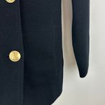 J.Crew  Warwick Sweater Blazer Knit Gold Buttons Black Classic Relaxed XS NWT Photo 12