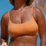 ANDIE Swim The Maui Top Bikini Swimsuit papaya orange size M NWT Photo 0