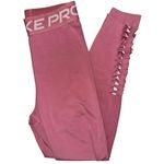 Nike WOMENS  Pro 7/8 TIGHTS DRI FIT Hi Rise Yoga PANTS Pink Size Small leggings Photo 1