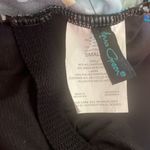 Aqua Green Swimwear Women One-Piece Swimsuit Ring Back Black Floral New Small Photo 2