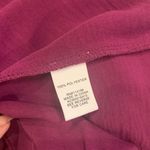 Adyson Parker  Off the Shoulder Top Size 2X Flowy Long Elastic Sleeves Magenta Photo 2