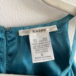 Anthropologie Anthro Esley Teal Silk Blend Dress Photo 2