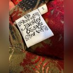 Paisley & Sage Sz: S Abstract Colorful Full Zip Reversible Vest w/pockets. Red Photo 4