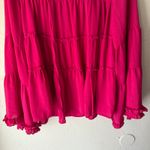 Andrée  by Unit Fuchsia Boho‎ Ruffle Tiered Peasant Blouse Size M Photo 2