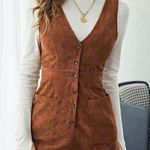 SheIn Cord Overall Dress Size S (4) Photo 0