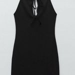 ZARA Ribbed Dress With Cut-Out Detail Photo 2