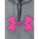 Under Armour Women's Long Sleeve ColdGear Semi-Fitted Pullover Hoodie Gray X Photo 2