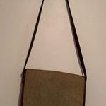 Vintage John Romain Tan and Burgundy Crossbody Bag Photo 1