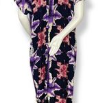 Handmade Muumuu Dress Women Maxi Abstract Design Short Sleeve Tie Dye Trippy Size undefined Photo 1