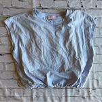 Pink Lily Blue Bubble Tee Medium Short Sleeve Girlie Feminine Love Shack Pastel Photo 2