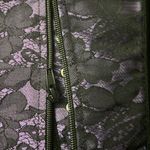 Corset style top purple/black damage zipper M Size M Photo 2