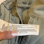 Hollister Super Skinny Cargo Jeans Distressed Khaki Green Raw Hem Sz 15/32 # Photo 7