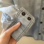 Rock & Republic rhinestone jean jacket w/ pockets grunge top Photo 3