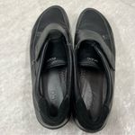 Ecco Black leather  size 11/11.5 slip-on velcro close shoes 42 Photo 3